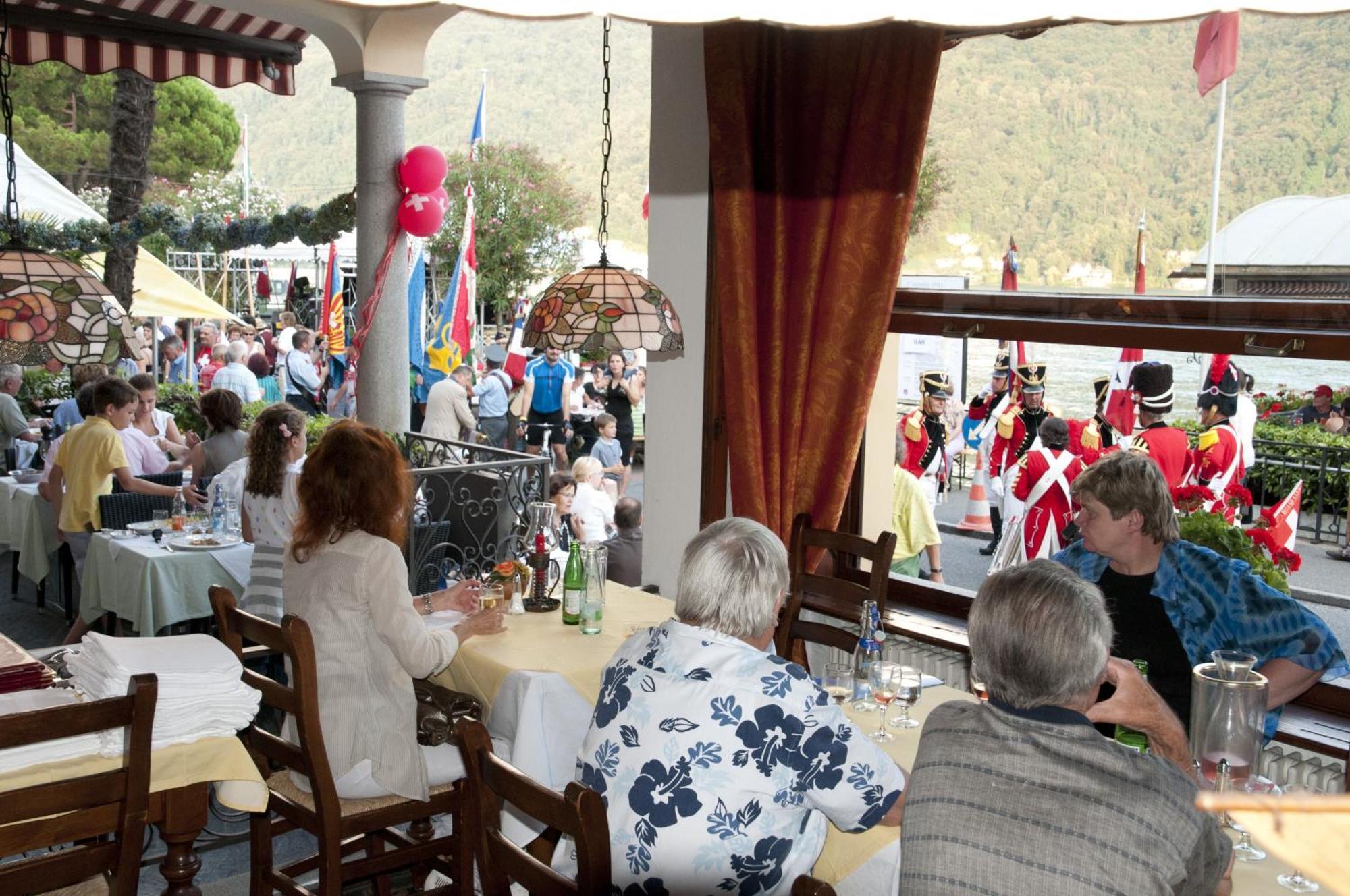 Albergo Ristorante Della Posta Morcote Zewnętrze zdjęcie