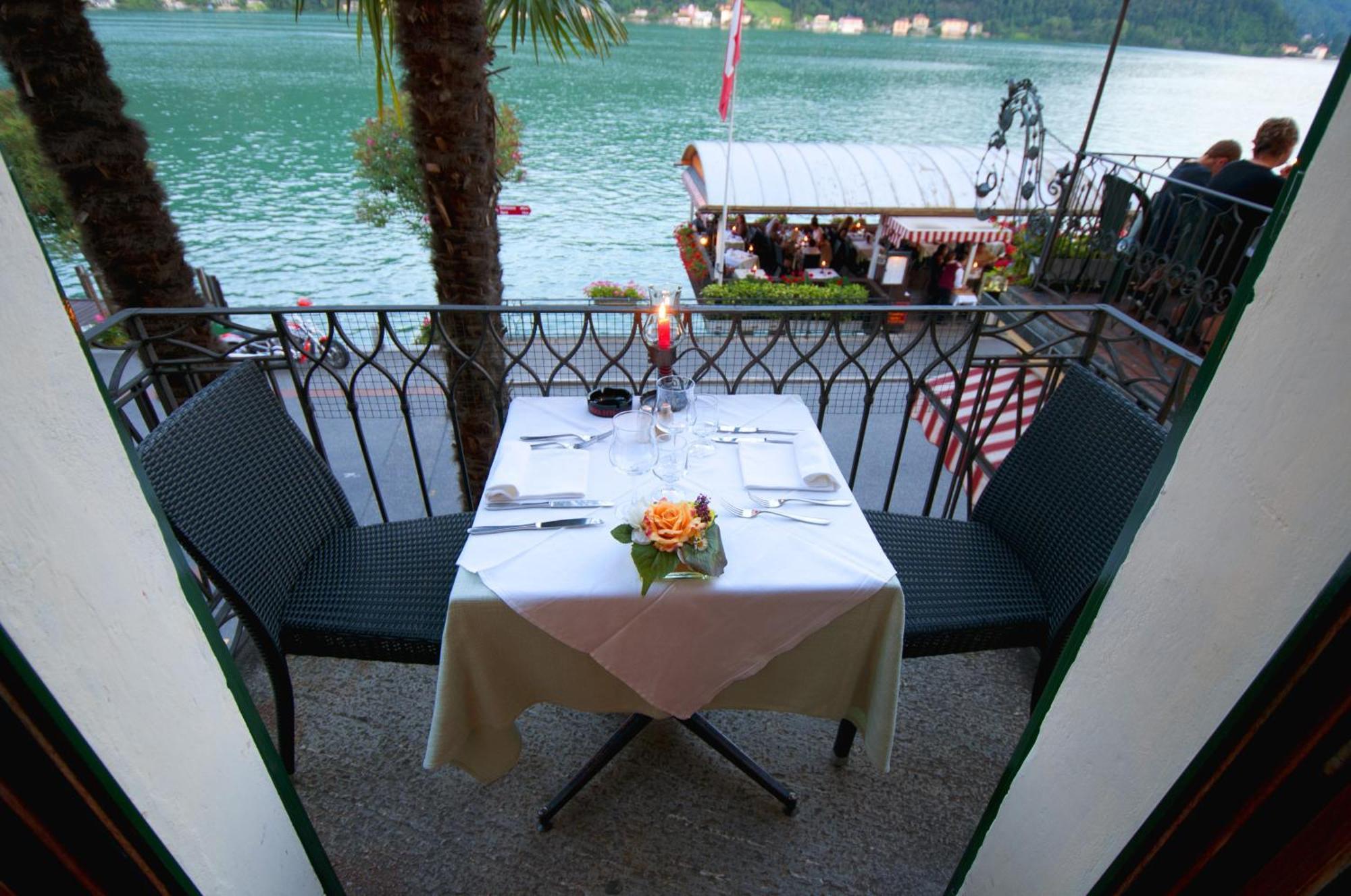 Albergo Ristorante Della Posta Morcote Zewnętrze zdjęcie